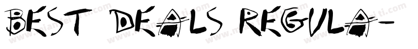 Best Deals regula字体转换